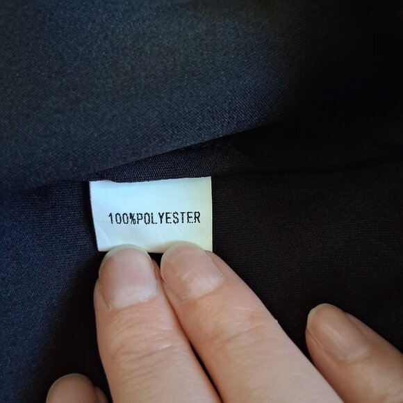 Petal & Pup Women's Size 8 Black Persia Cowl Neck Midi Dress *FLAWS* - Picture 7 of 16